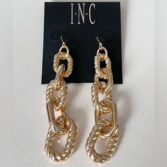 I.N.C. International concepts | Pierced Ear | Chunky Chain | Gold - Picture 4 of 9